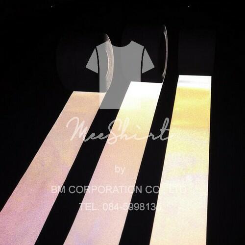 10cm width EN471 width Gery Reflective Polyester Fabric for clothing sewing on00007