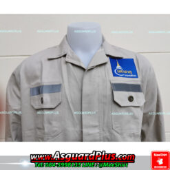 แขนยาวสีกากี ราคาถูก มหาธาตุ ปักโลโก้ เสื้อช็อป