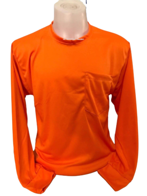 เสื้อคนงานคอปกสีส้ม 1