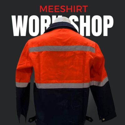 เสื้อช็อป เสื้อช่าง แขนสั้น แขนยาว ราคาดีที่สุด พร้อมปัก | มีเชิ๊ต เสื้อคนงาน เสื้อสะท้อนแสง เสื้อช๊อป เสื้อช่าง สีส้ม 15