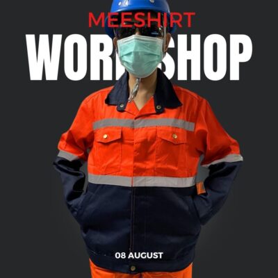 เสื้อช็อป เสื้อช่าง แขนสั้น แขนยาว ราคาดีที่สุด พร้อมปัก | มีเชิ๊ต เสื้อคนงาน เสื้อสะท้อนแสง เสื้อช๊อป เสื้อช่าง สีส้ม 3