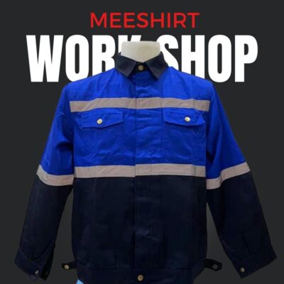 เสื้อช็อป เสื้อช่าง แขนสั้น แขนยาว ราคาดีที่สุด พร้อมปัก | มีเชิ๊ต เสื้อคนงาน เสื้อสะท้อนแสง เสื้อช๊อป เสื้อช่าง สีส้ม 5