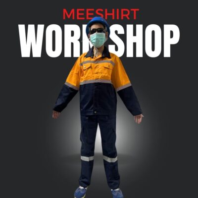 เสื้อช็อป เสื้อช่าง แขนสั้น แขนยาว ราคาดีที่สุด พร้อมปัก | มีเชิ๊ต เสื้อคนงาน เสื้อสะท้อนแสง เสื้อช๊อป เสื้อช่าง สีเหลือง 2