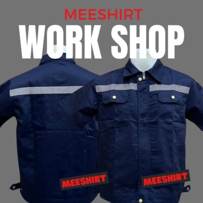 เสื้อช็อป เสื้อช่าง แขนสั้น แขนยาว ราคาดีที่สุด พร้อมปัก | มีเชิ๊ต เสื้อคนงาน เสื้อสะท้อนแสง เสื้อช๊อป เสื้อช่างยนต์ แขนสั้น 2
