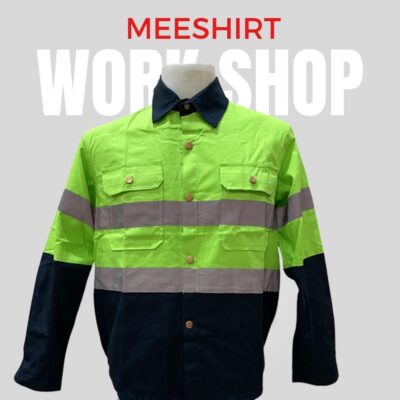 เสื้อช็อป เสื้อช่าง แขนสั้น แขนยาว ราคาดีที่สุด พร้อมปัก | มีเชิ๊ต เสื้อคนงาน เสื้อสะท้อนแสง เสื้อช๊อป เสื้อเด็กช่าง แขนยาว สีเขียว