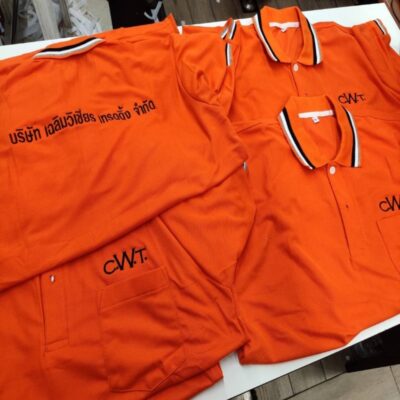 เสื้อโปโล แขนสั้น พร้อมปัก 22