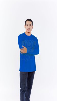 เสื้อคนงาน มีเชิ๊ต คอกลมแขนยาว (20)