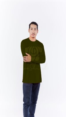 เสื้อคนงาน มีเชิ๊ต คอกลมแขนยาว (6)
